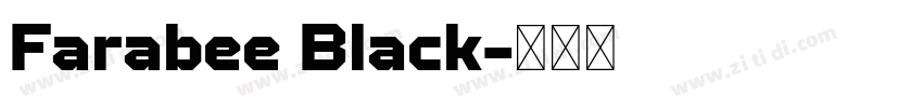Farabee Black字体转换 Farabee Black字体转换